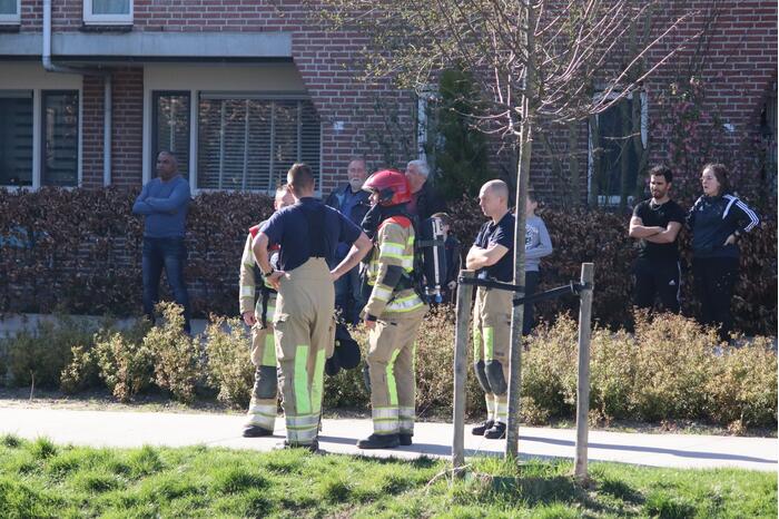 Brand in woning door pan op het vuur