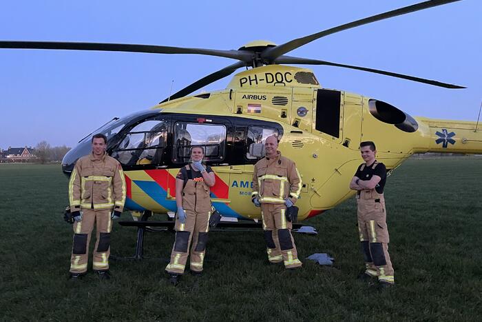 Man raakt zwaargewond bij val in woning