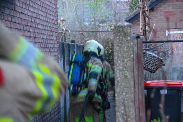 Droger vat vlam in woning