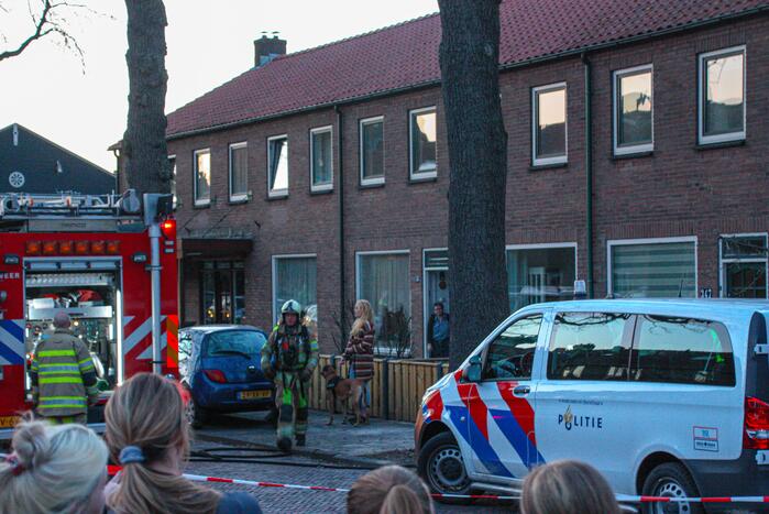 Droger vat vlam in woning
