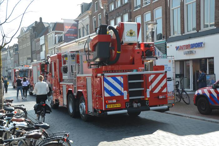 Brand in winkel Topmerk Schoenen