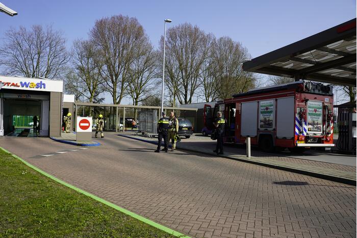 Brand in wasstraat na kortsluiting