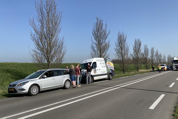 Meerdere voertuigen met elkaar in botsing