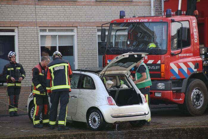 Drie inzittende halen natpak nadat auto te water is geraakt