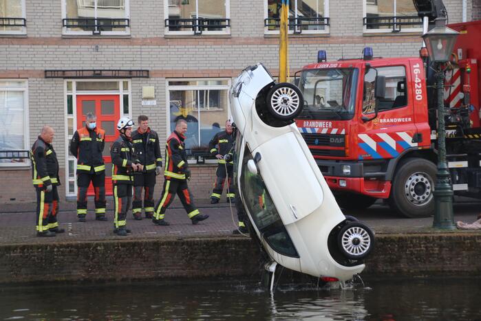 Drie inzittende halen natpak nadat auto te water is geraakt