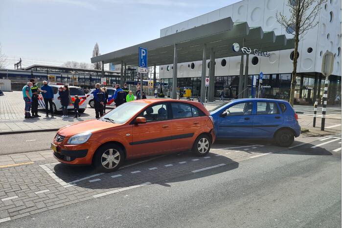 Flinke schade na kop-staart aanrijding