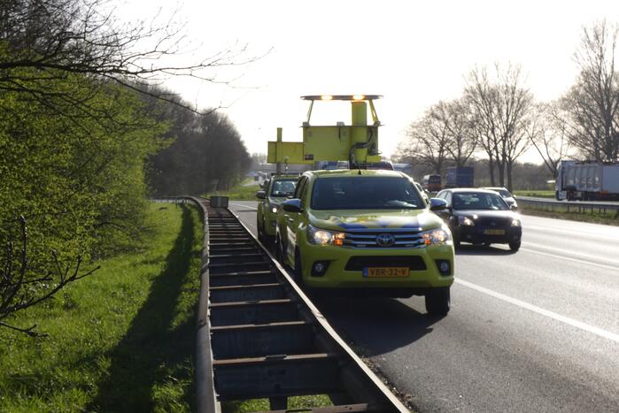Vrachtwagen betrokken bij ongeval