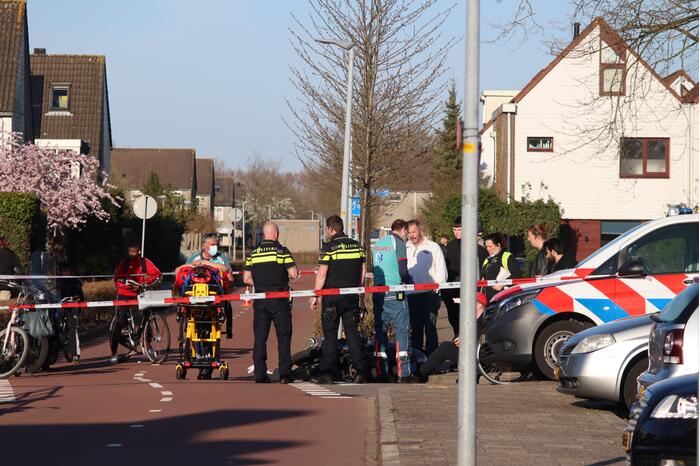 Gewonde bij ongeval tussen fietser en scooter