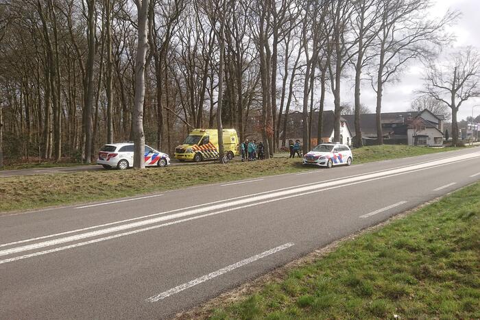 Wielrenners gewond bij botsing met wild zwijn