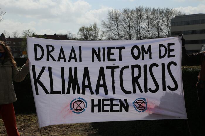 Anti-klimaat demonstratie verloopt rustig