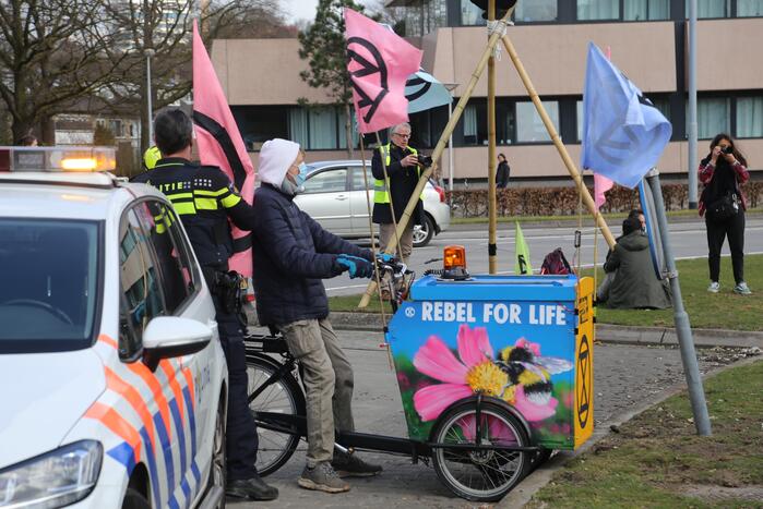 Anti-klimaat demonstratie verloopt rustig
