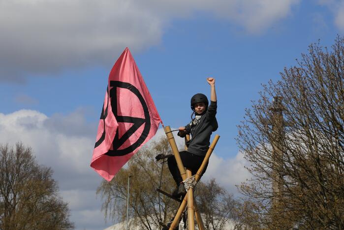 Anti-klimaat demonstratie verloopt rustig