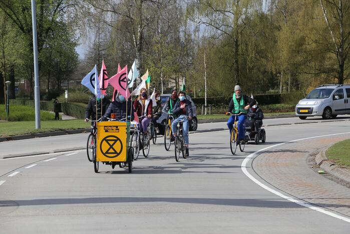 Anti-klimaat demonstratie verloopt rustig