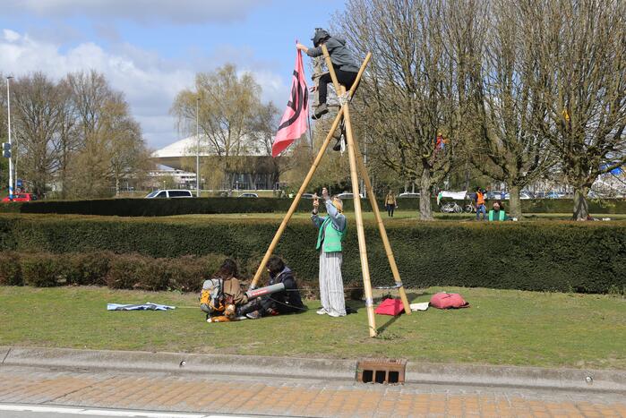 Anti-klimaat demonstratie verloopt rustig