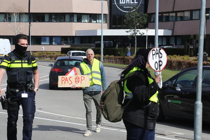 Anti-klimaat demonstratie verloopt rustig
