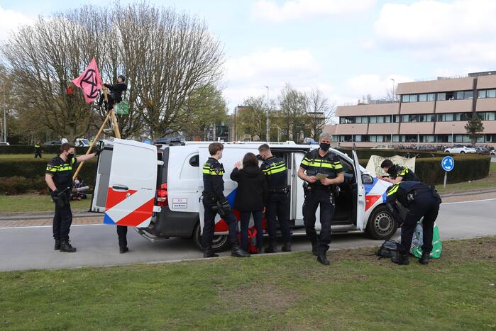Anti-klimaat demonstratie verloopt rustig
