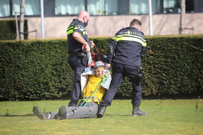 Anti-klimaat demonstratie verloopt rustig