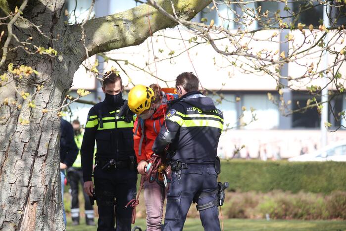 Anti-klimaat demonstratie verloopt rustig