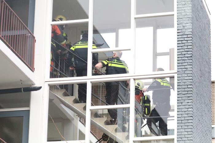 Grootschalige inzet bij flat