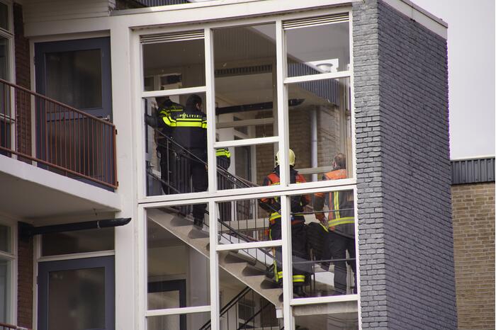 Grootschalige inzet bij flat