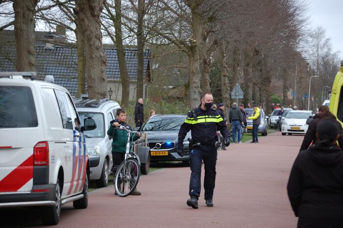 Traumahelikopter trekt veel bekijks