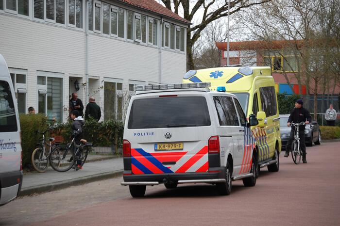 Traumahelikopter trekt veel bekijks