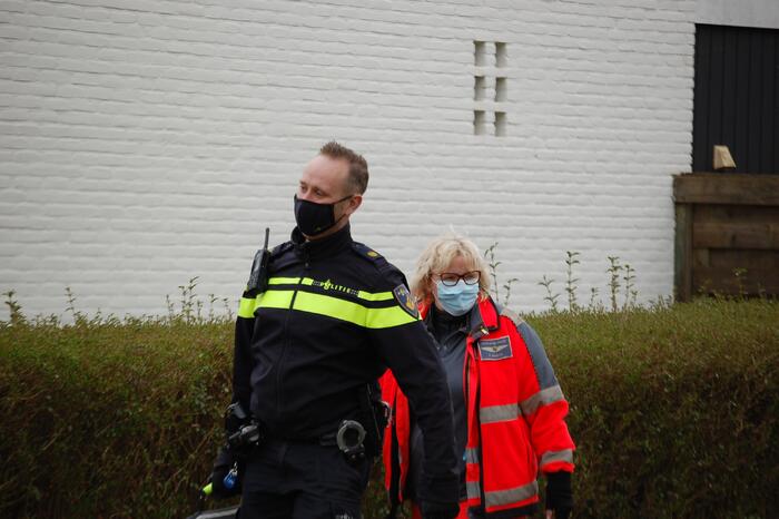 Traumahelikopter trekt veel bekijks