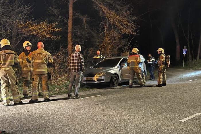 Man opgepakt na brand in auto