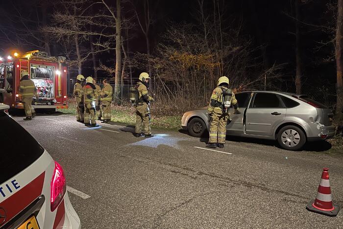 Man opgepakt na brand in auto