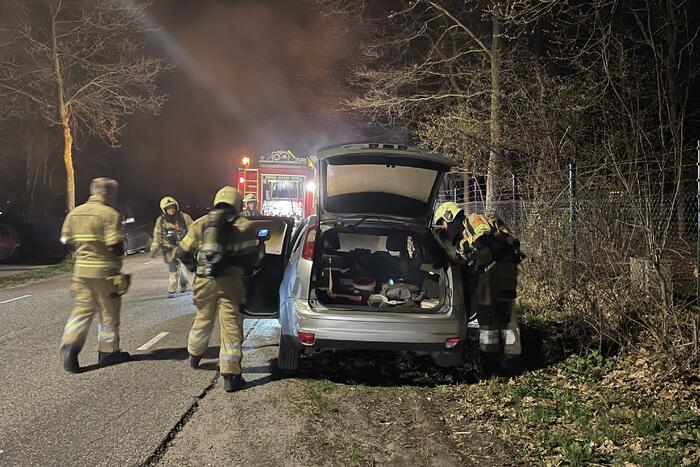 Man opgepakt na brand in auto