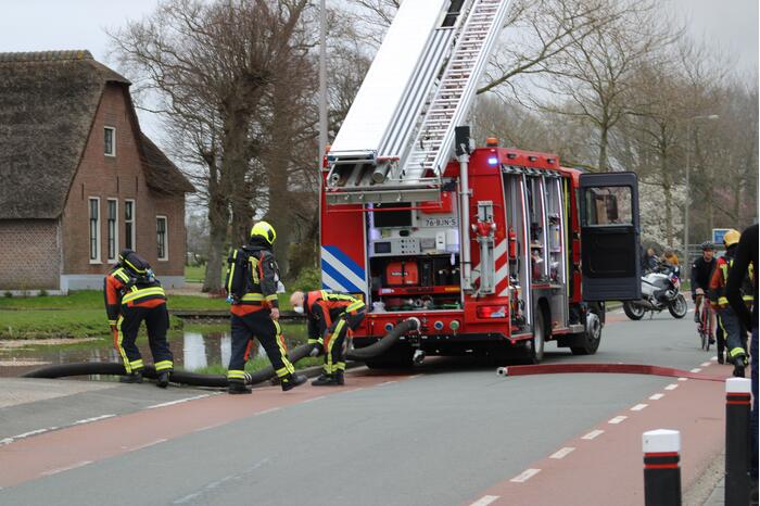 Brand in vrijstaande garageboxen