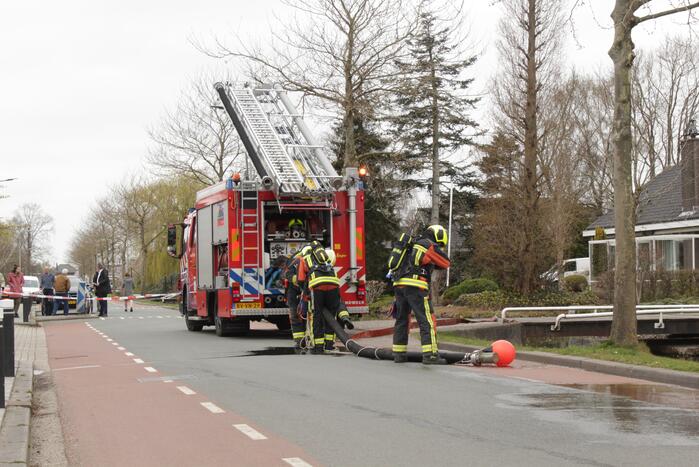 Brand in vrijstaande garageboxen