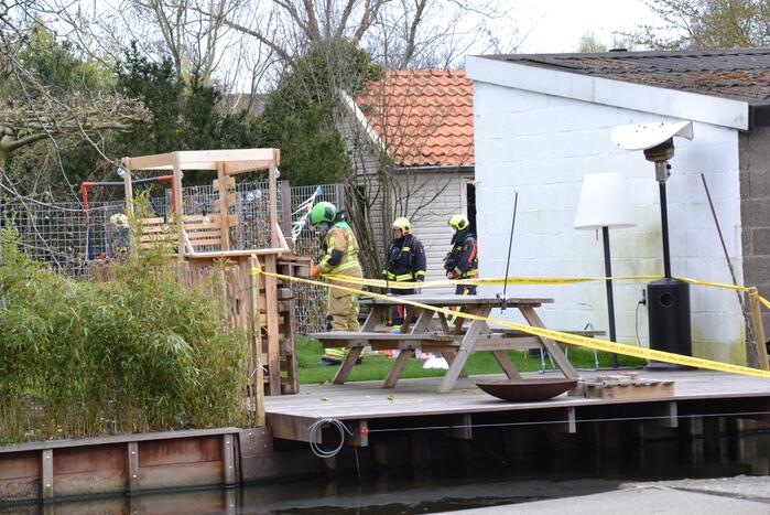 Brand in vrijstaande garageboxen