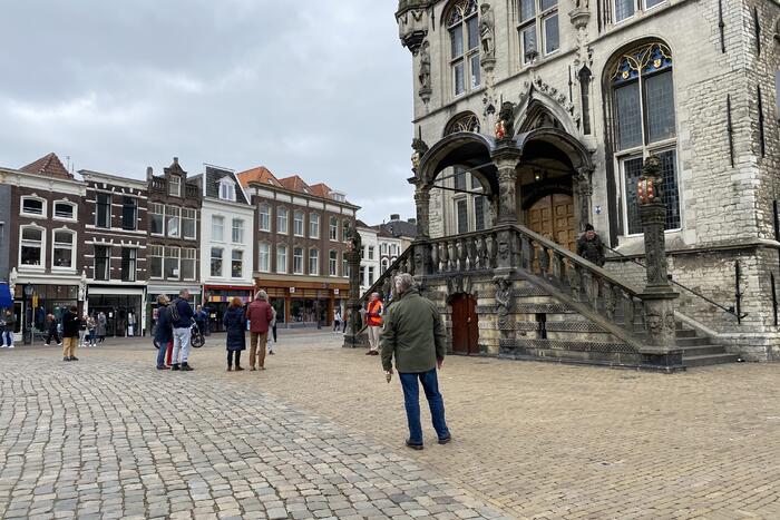Demonstratie op de Markt