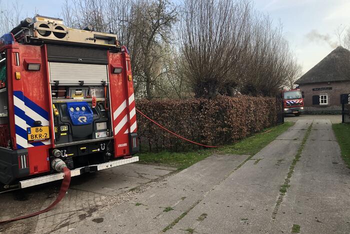 Schoorsteenbrand in vrijstaande woning