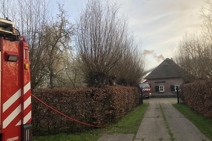 Schoorsteenbrand in vrijstaande woning
