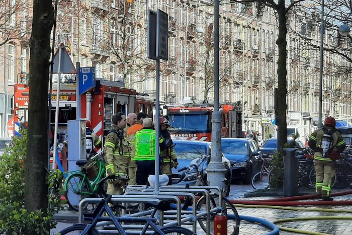 Gewonde bij hevige brand in horecazaak