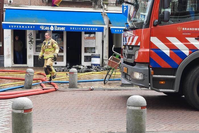 Gewonde bij hevige brand in horecazaak