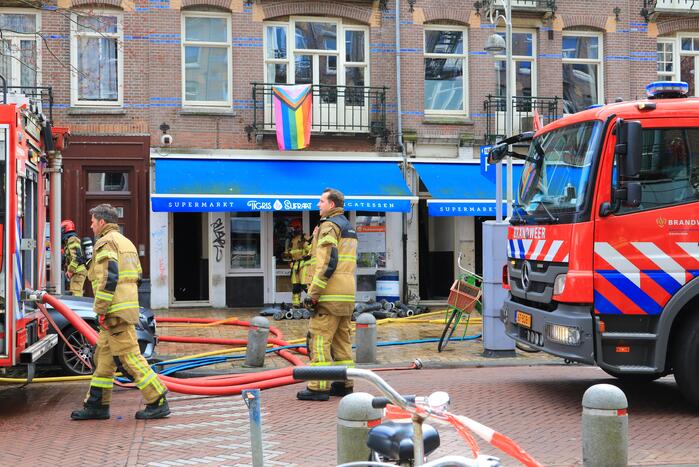 Gewonde bij hevige brand in horecazaak