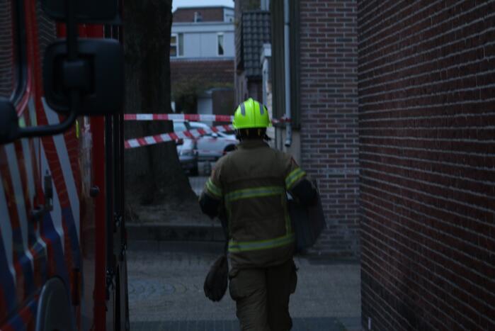 Gevel waait los door storm