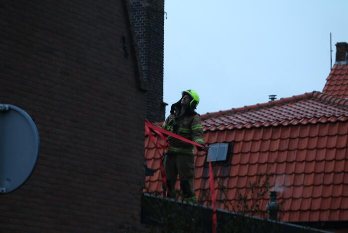 Gevel waait los door storm