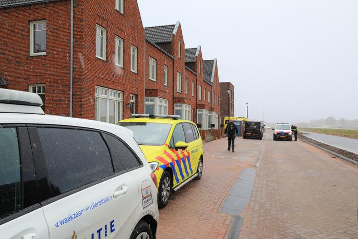 Man gewond bij werkzaamheden in woning Laakse Tuinen