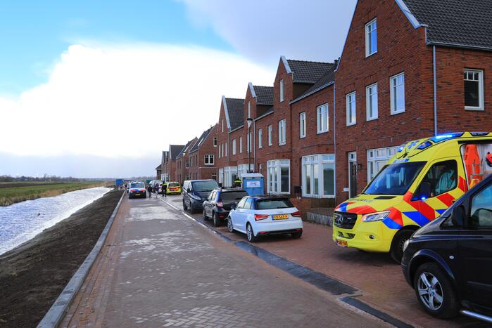 Man gewond bij werkzaamheden in woning Laakse Tuinen