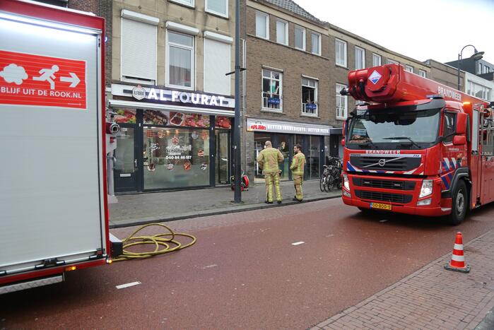Brand in afzuiginstallatie