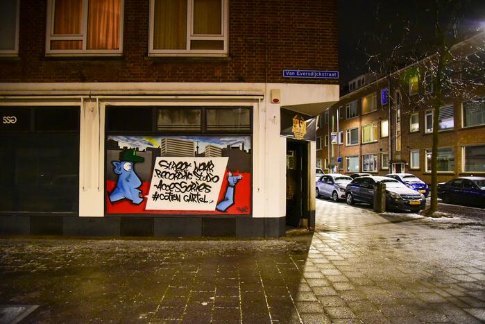 Brand bij poolse winkel