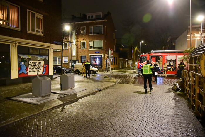 Brand bij poolse winkel
