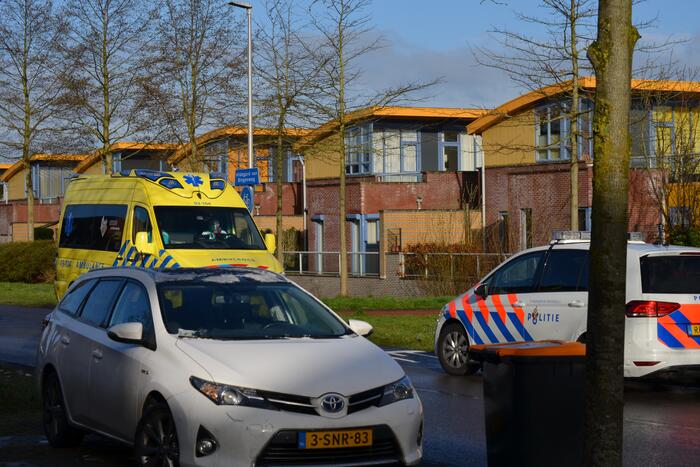 Fietser gewond bij botsing met auto