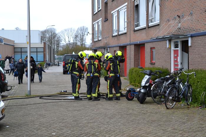 Flat ontruimd door brand