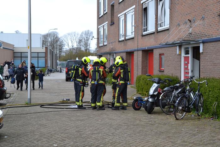 Flat ontruimd door brand
