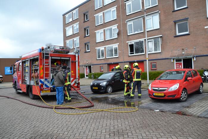 Flat ontruimd door brand